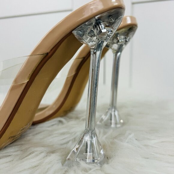 Gorgeous Fun EGO Champagne Pink Cake Stand Heels Party Prom Wedding - Picture 4 of 6